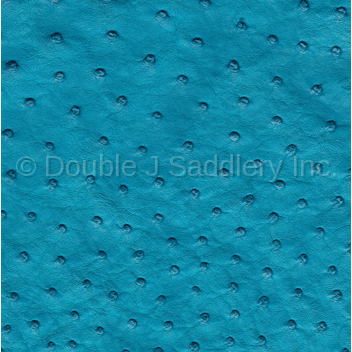 Turchese Ostrich Leather - SL228 - Double J Saddlery