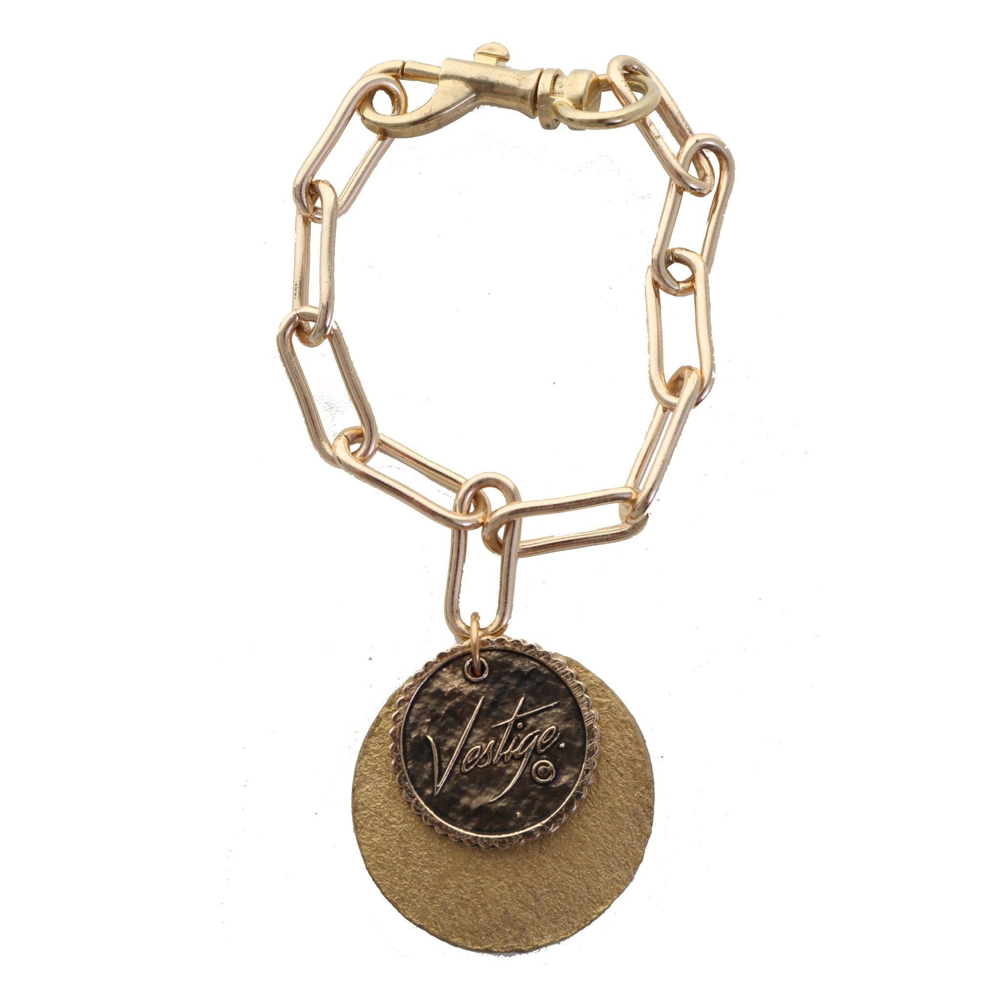 VB51 - Initial Charm Bracelet - Double J Saddlery