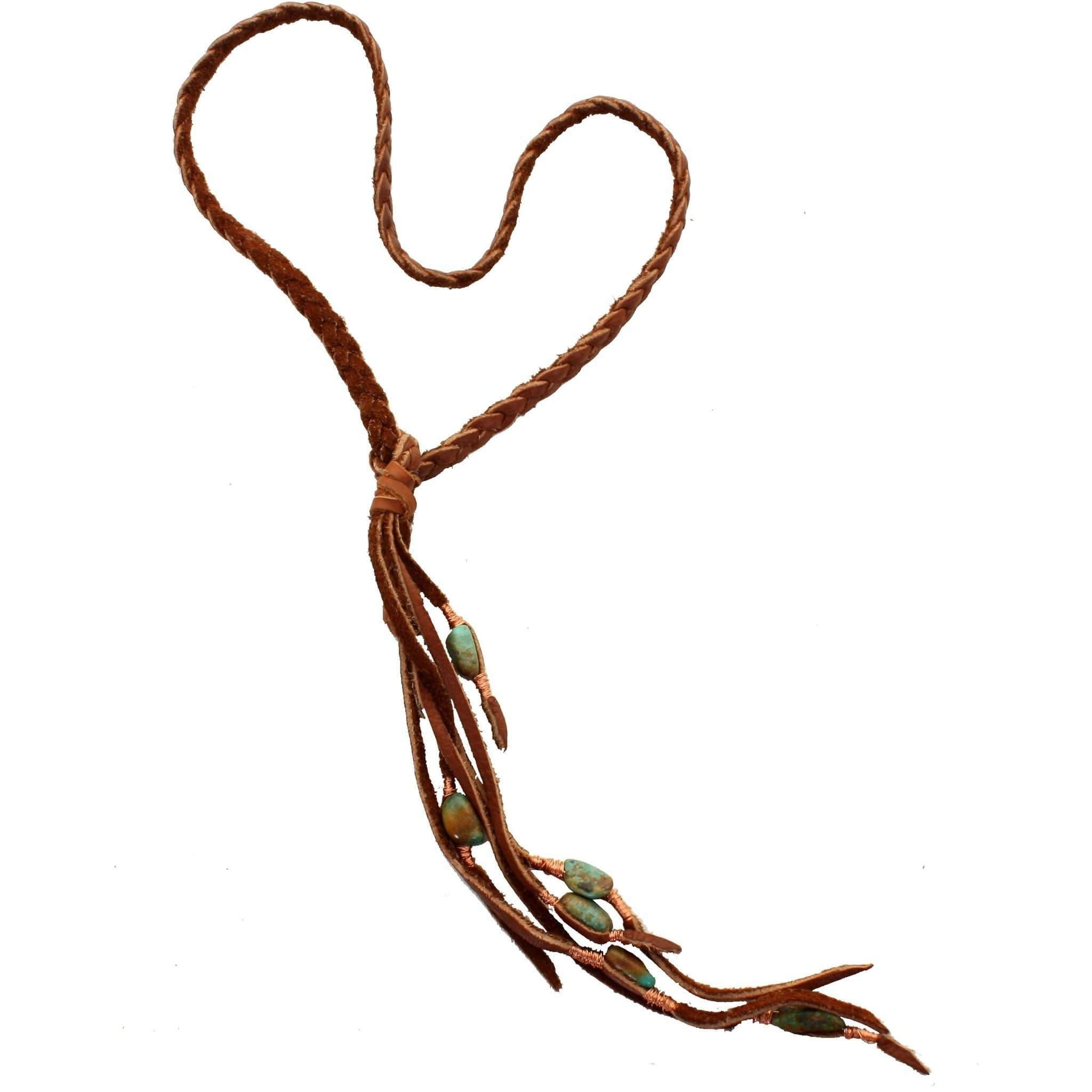 VC01 - Vestige Braided Brandy Elk Skin Combo - Double J Saddlery