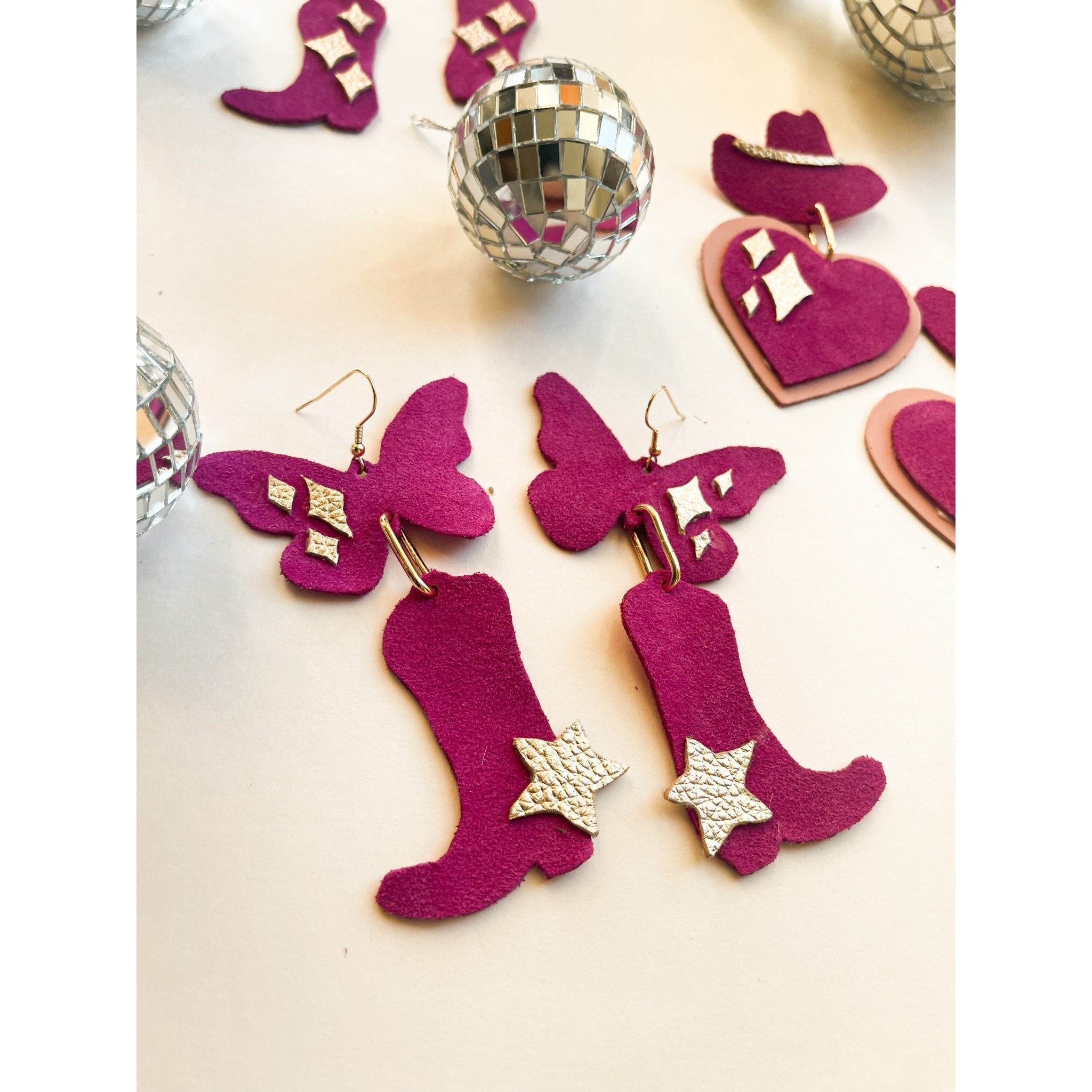 VE122 - The Boot Fairy Earrings - Double J Saddlery