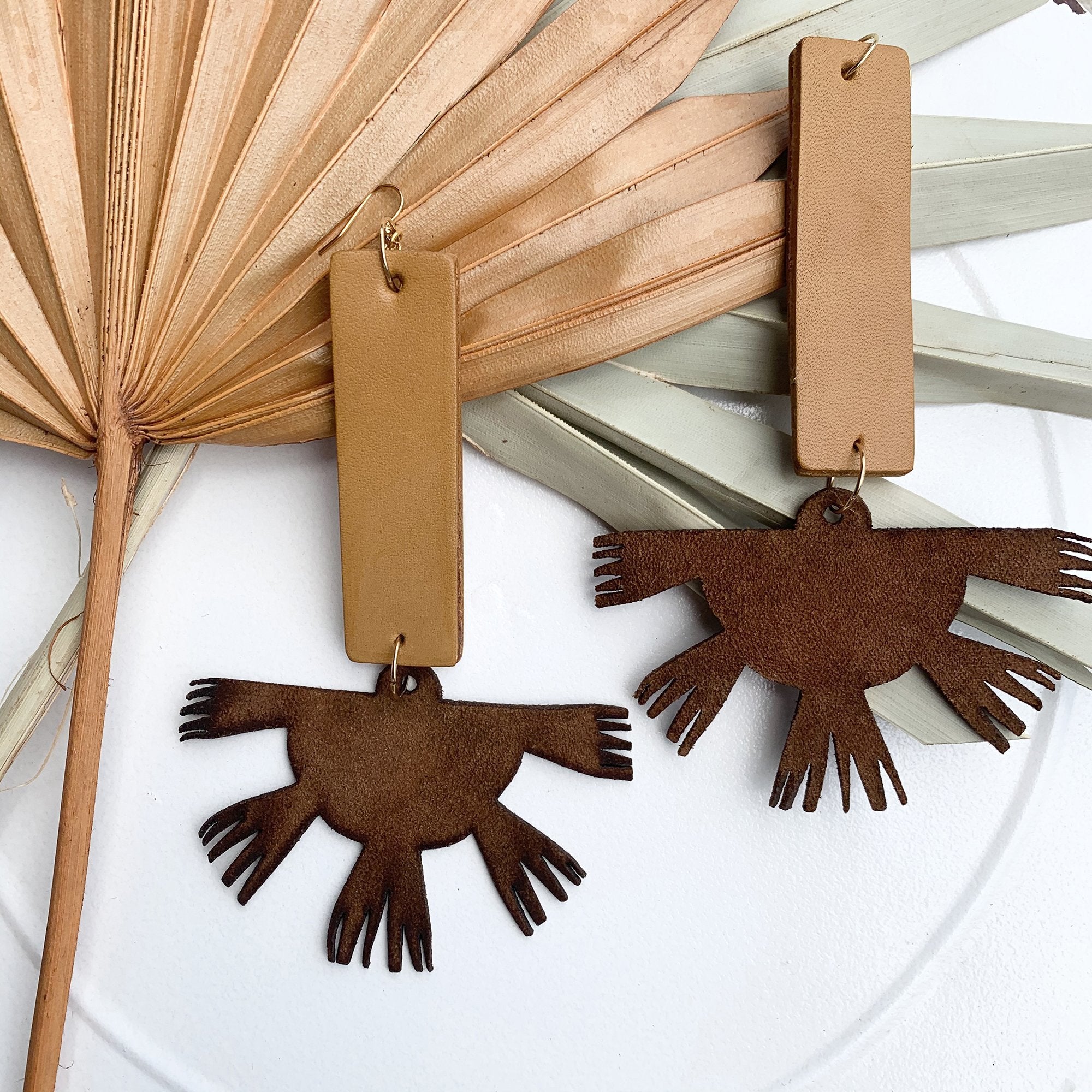 VE87 - Vestige Sun Eagle Natural Earrings - Double J Saddlery