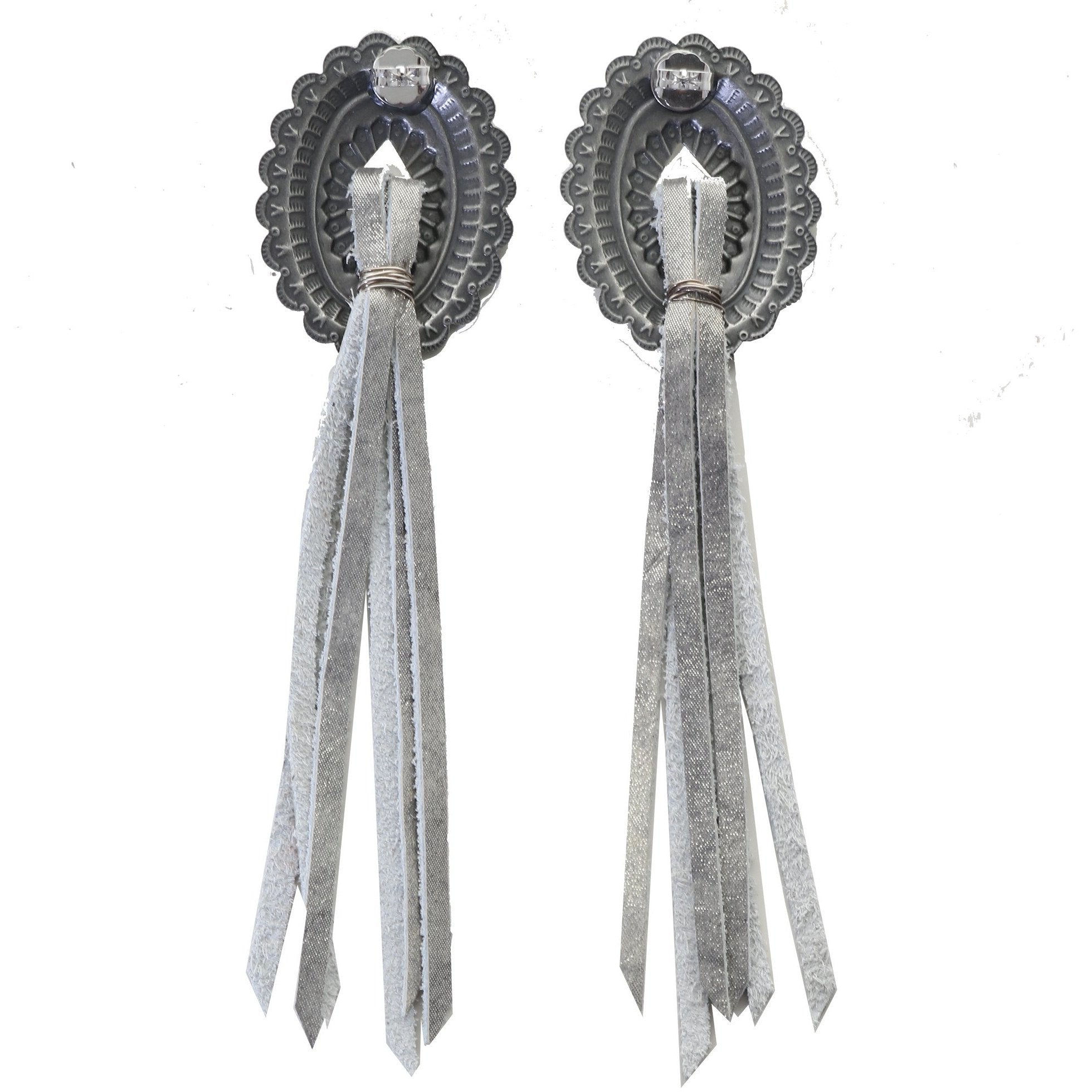 VE91 - Vestige Southwest Concho Fringe Earrings - Double J Saddlery