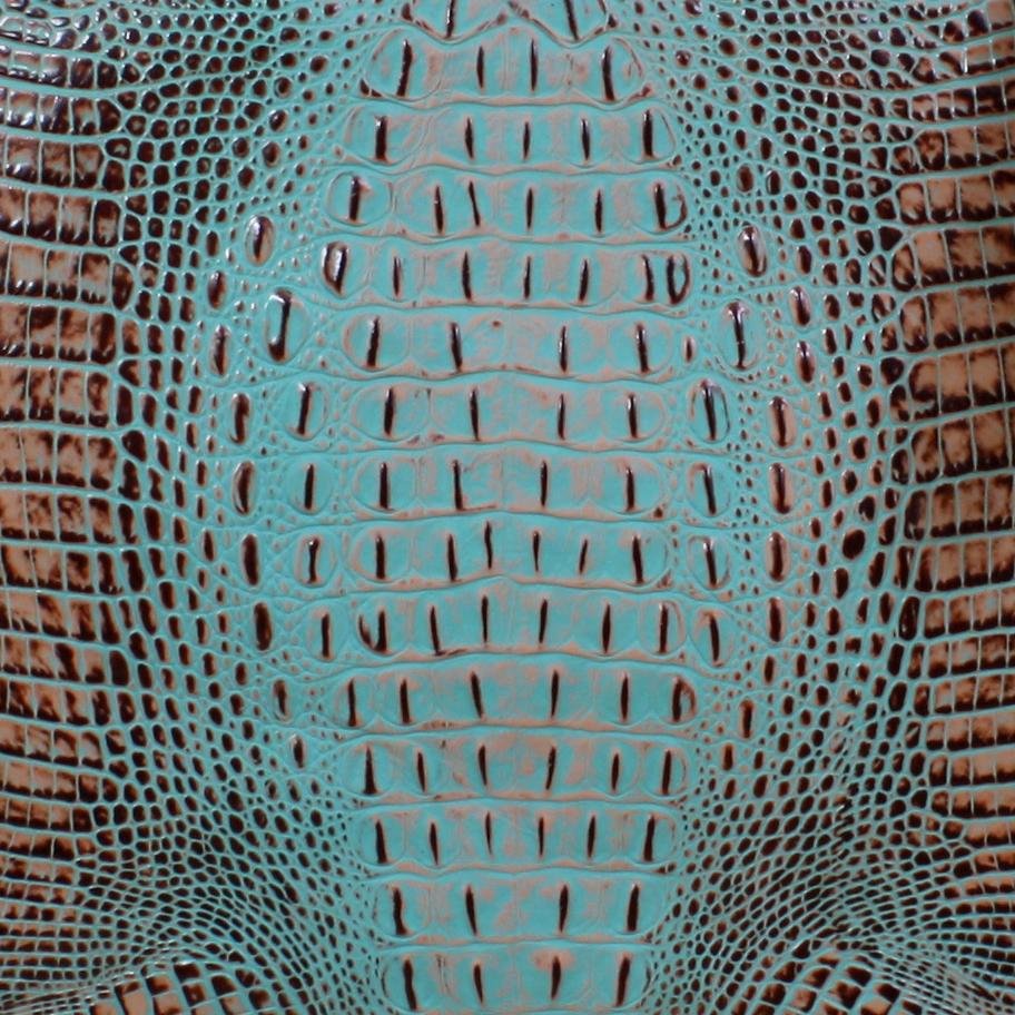 Vintage Mint Crocodile Print - SL1343 - Double J Saddlery