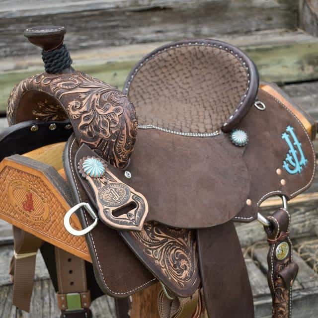 Leather Saddles With Stand