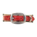 DC30 - Red Floral Dog Collar