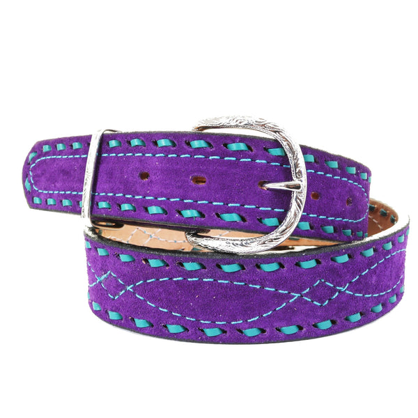 b1202a-purple-suede-belt-  display picture 1
