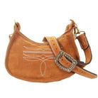 BDJ44 - Toast Suede Purse - Double J Saddlery