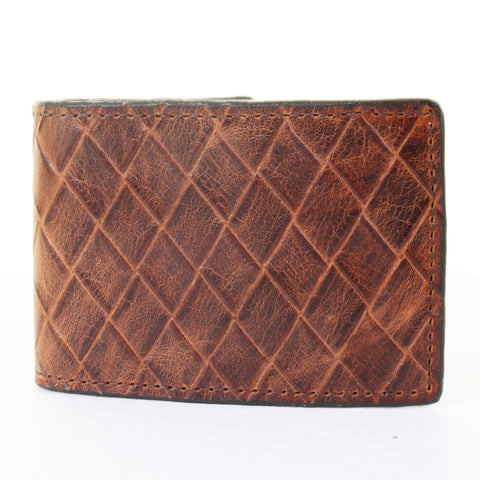 BF70 - Big Weave Bifold Wallet - Double J Saddlery