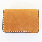 BUS112 - Toast Suede Business Card Holder - Double J Saddlery