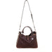 CVT03 - Brown Canvas Tooled Tote - Double J Saddlery