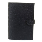 DT45 - Black Ostrich Print Day Planner - Double J Saddlery