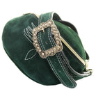 FS02 - Forest Green Suede Fanny Sling - Double J Saddlery