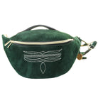 FS02 - Forest Green Suede Fanny Sling - Double J Saddlery