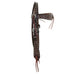 H1197 - Brown Vintage Tooled Headstall - Double J Saddlery