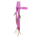 H1283HPW - Hot Pink Suede Headstall - Double J Saddlery