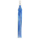 KC11 - Metallic Blue Leather Keychain - Double J Saddlery