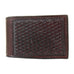 MC44 - Cognac Hand - Tooled Money Clip - Double J Saddlery