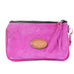 MPG131 - Fuchsia Suede Makeup Pouch - Double J Saddlery