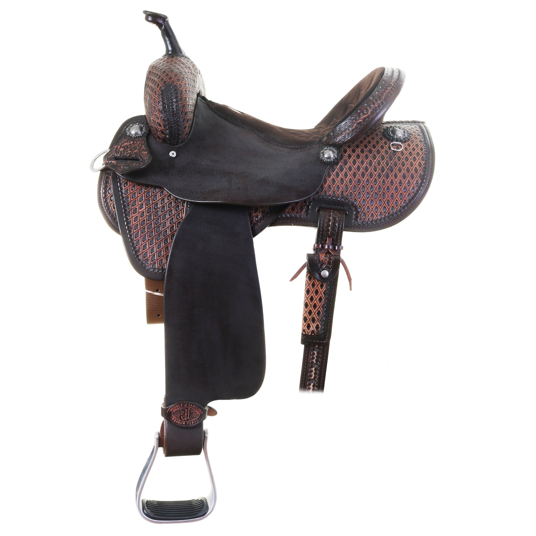 SBP00 - 114008 - Pozzi Pro Barrel Racer - Double J Saddlery