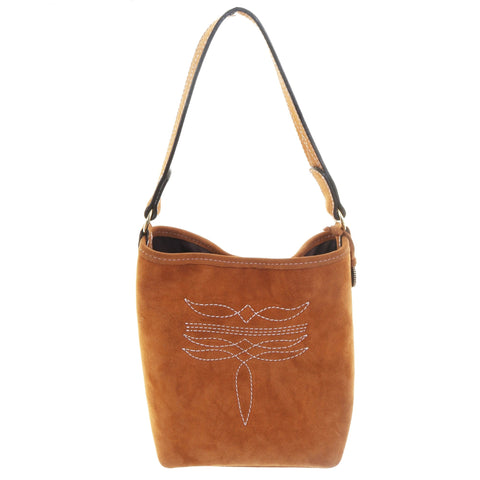 STT31 - Toast Suede Standard Tote - Double J Saddlery