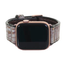 AWB04 - Baby Hornback Print Apple Watch Band - Double J Saddlery