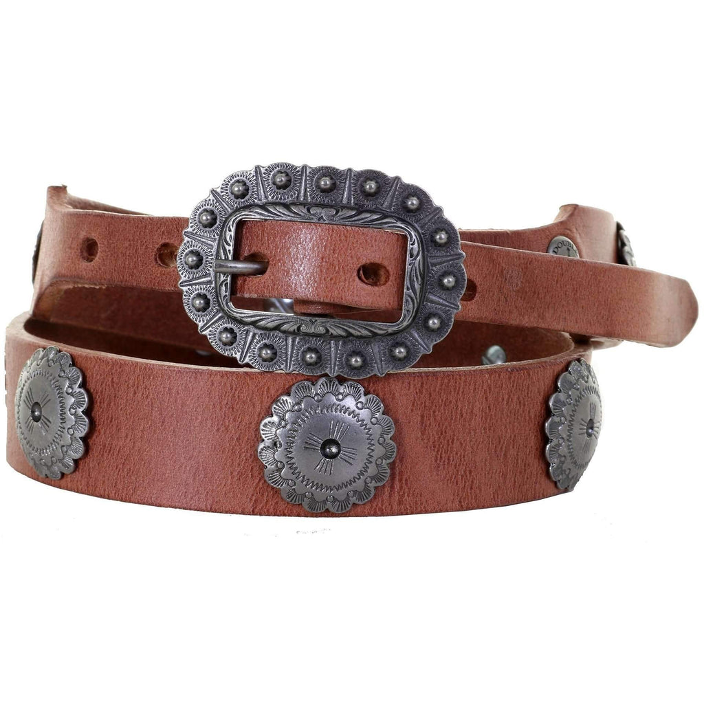 B1059 - Harness Leather Concho Belt Belt