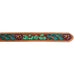 B1063 - Natural Floral/cactus Painted Tooled Belt Belt
