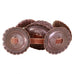 B1072 - Antique Copper Oval Concho Belt Belt