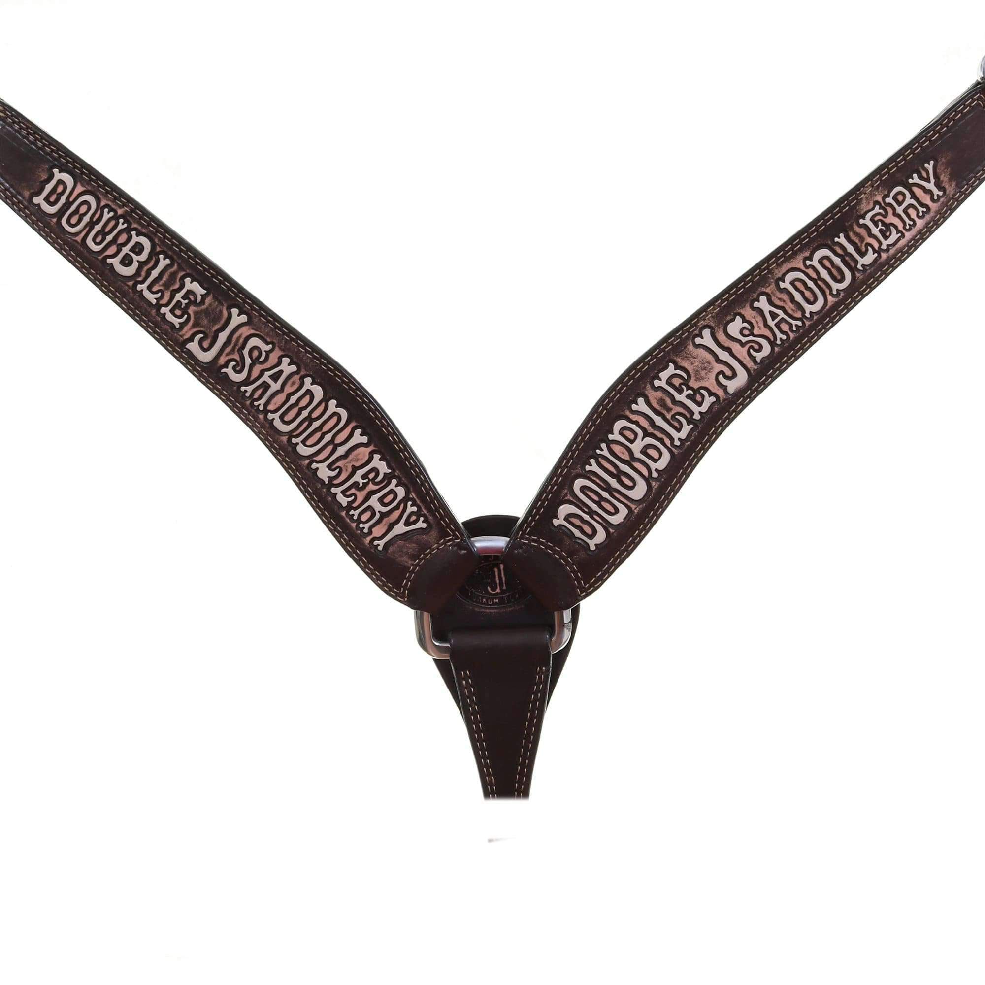 Bc1007 - Brown Vintage Breast Collar Tack