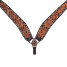 Bc1042 - Natural Pozzi Tooled Breast Collar Tack