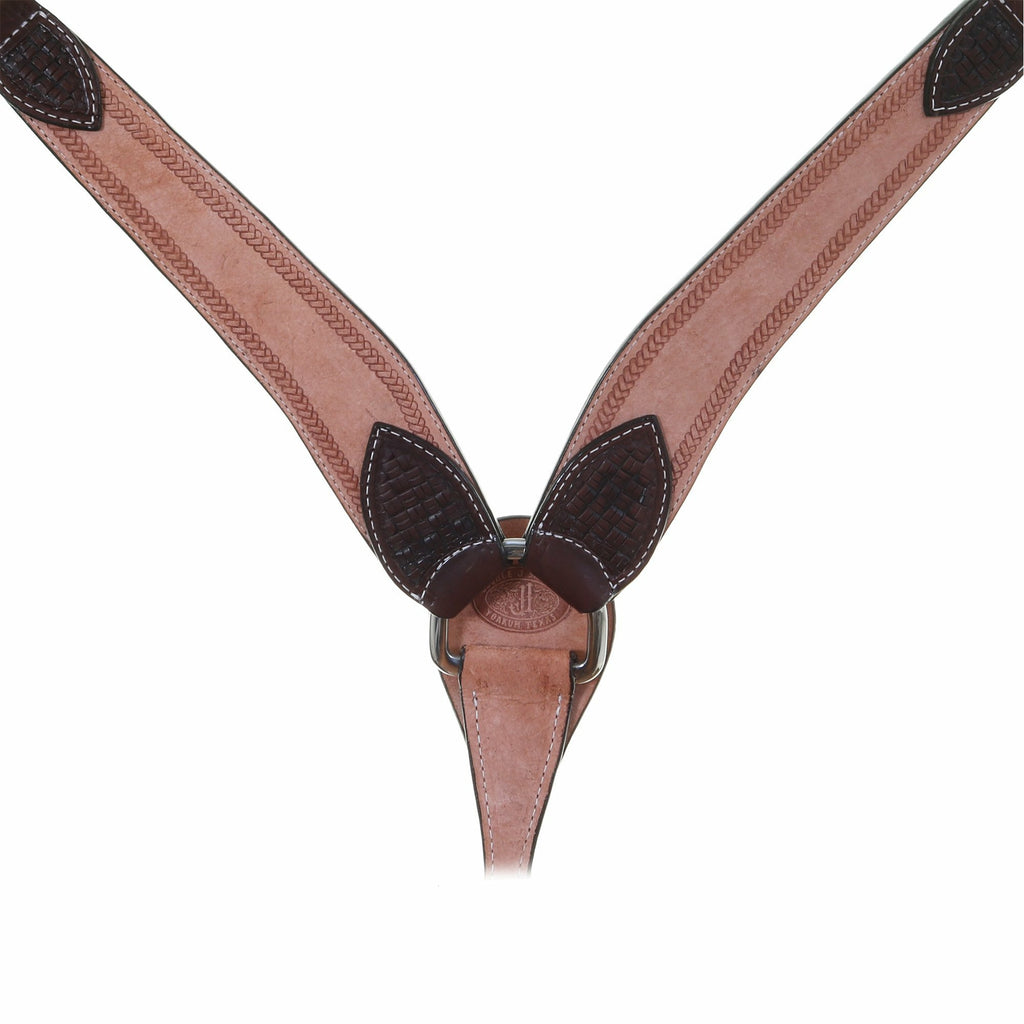 BC1074 - Natural Rough Out Breast Collar