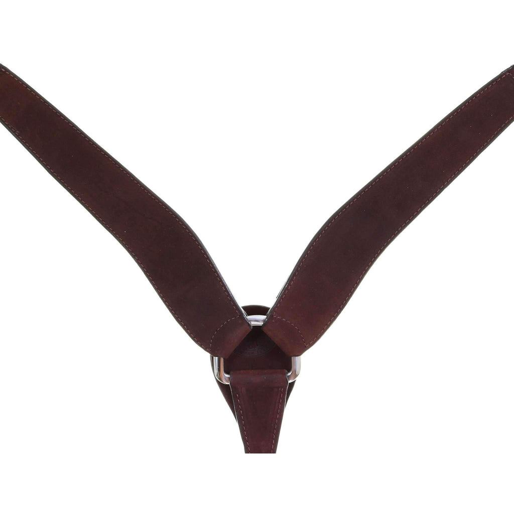 Bc702A - Brown Rough Out Breast Collar Tack