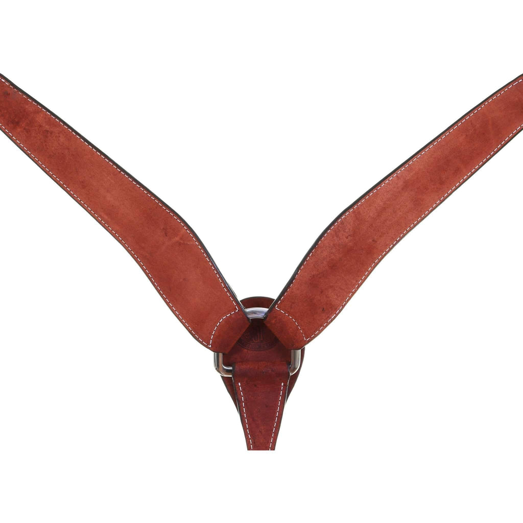 Bc702B - Chestnut Rough Out Breast Collar Tack