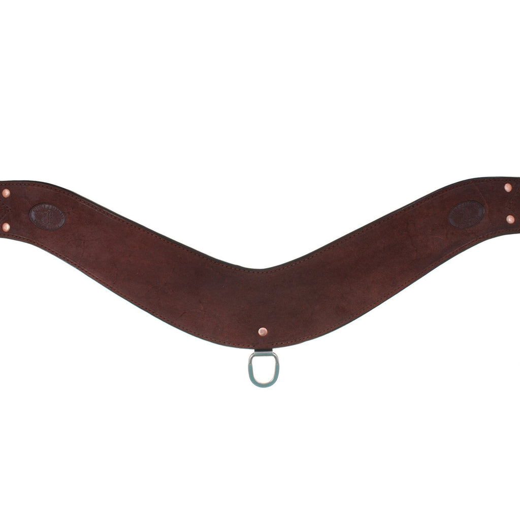 BC790 - FAST SHIP Brown Rough Out Breast Collar