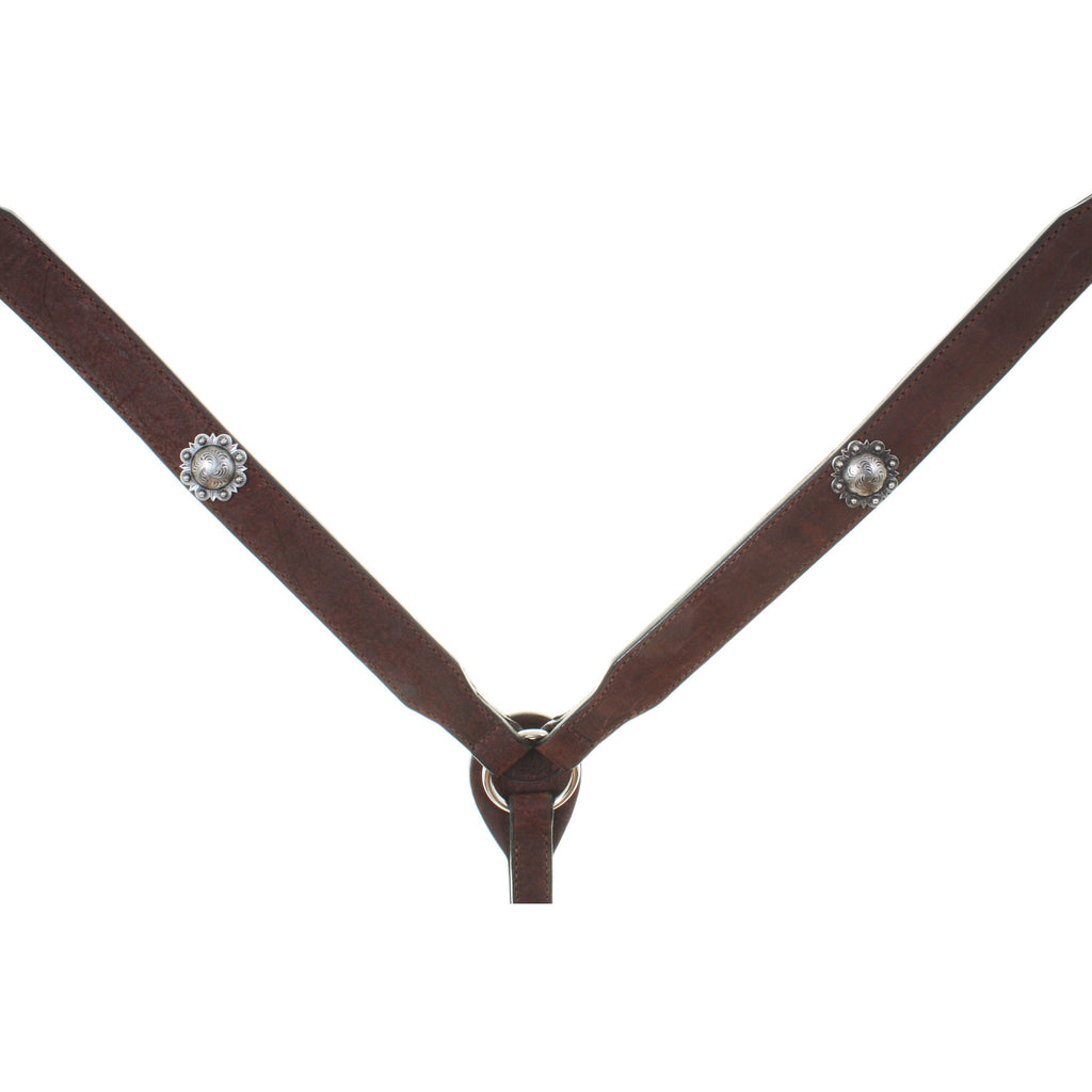 Bc809A - Brown Rough Out Breast Collar Tack