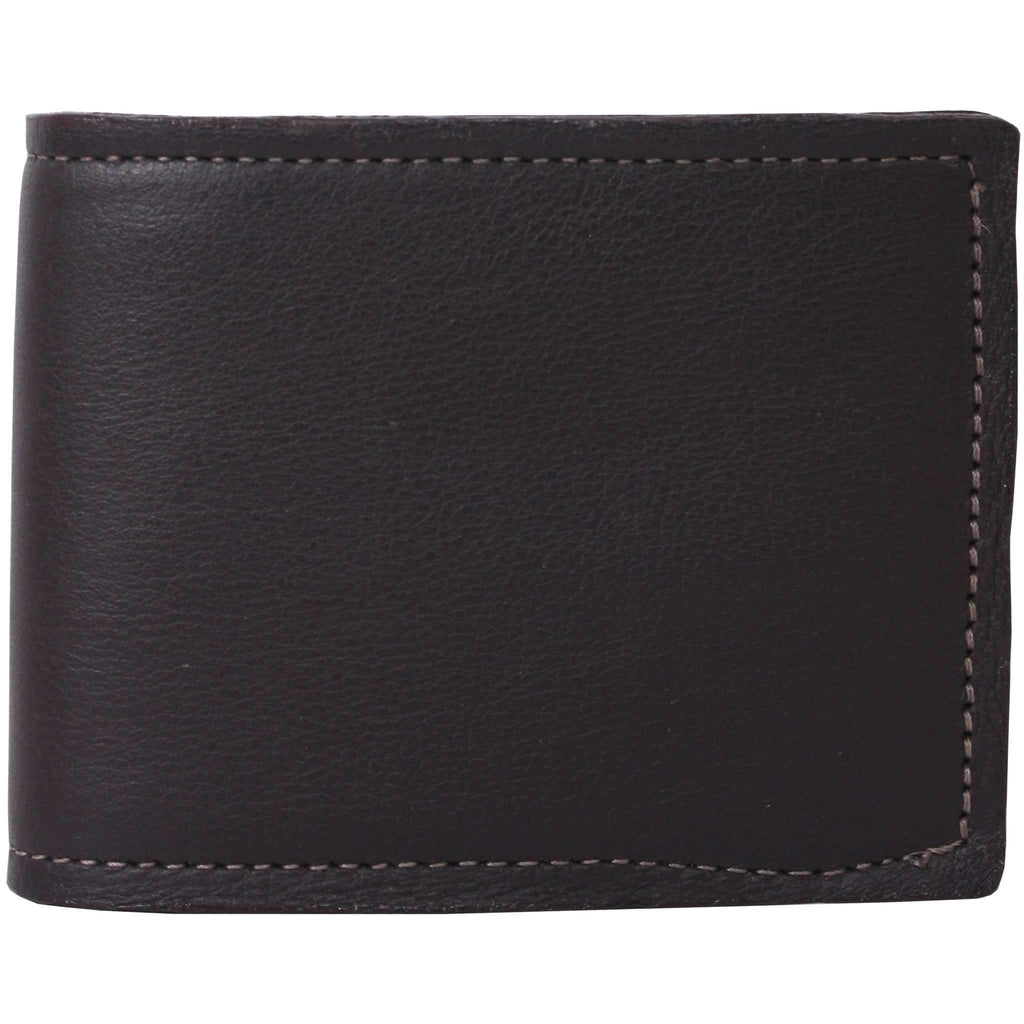 Bf04 - Brown Chap Mens Bifold Wallet Wallet