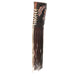 BOUQUETWRAP01 - Chocolate Tooled Feather Bouquet Wrap w/Fringe