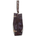 Bt112A - Chocolate Pull Up Inlayed Big Tote Handbag