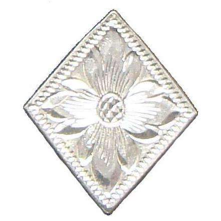 C302 - Silver Diamond Suit Of Cards Concho Concho