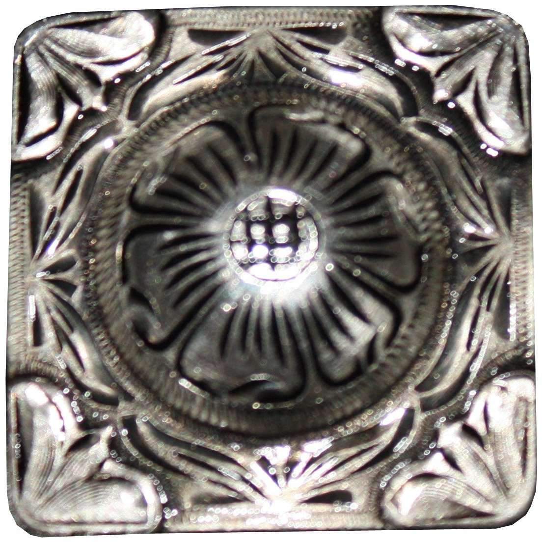 C952 - Square Silver Dome Concho Concho