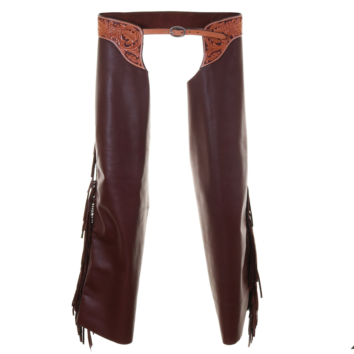 CHAP06 - Shotgun Style Chaps with Fringe - Double J Saddlery