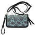 Co210 - Turquoise Desert Snake Clutch Organizer Handbag