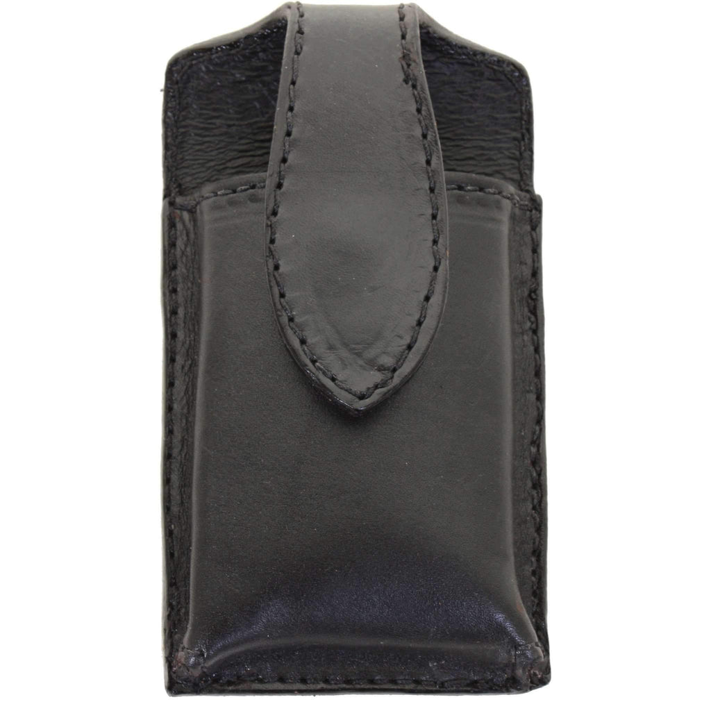 Cpc54 - Black Leather Cell Phone Holder Accessories