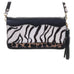 CSP12 - Jaguar and Zebra Hair Clutch Stadium Purse