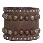 Cuf228 - 2 Brown Bomber Cuff Jewelry