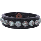 Cuf3/411 - 3/4 Black Chap Cuff Jewelry