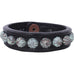 Cuf3/411 - 3/4 Black Chap Cuff Jewelry