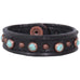 Cuf3/417 - 3/4 Black Chap Cuff Jewelry