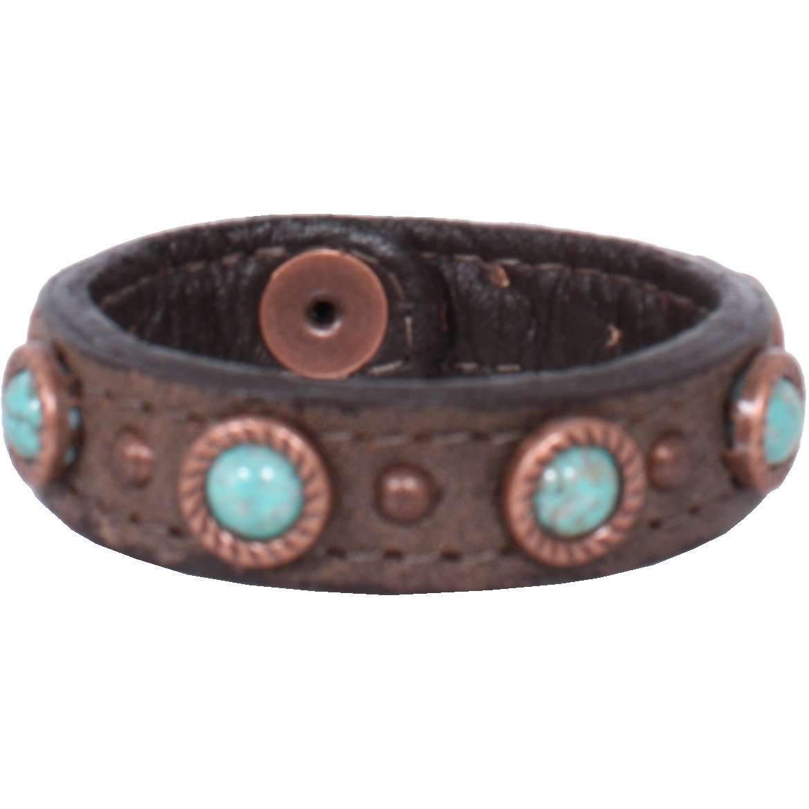 Cuf3/419 - 3/4 Brown Bomber Cuff Jewelry