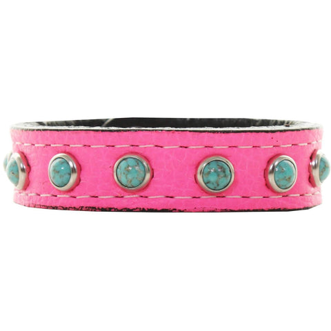 Cuf3/428 - 3/4 Super Neon Pink Cuff Jewelry